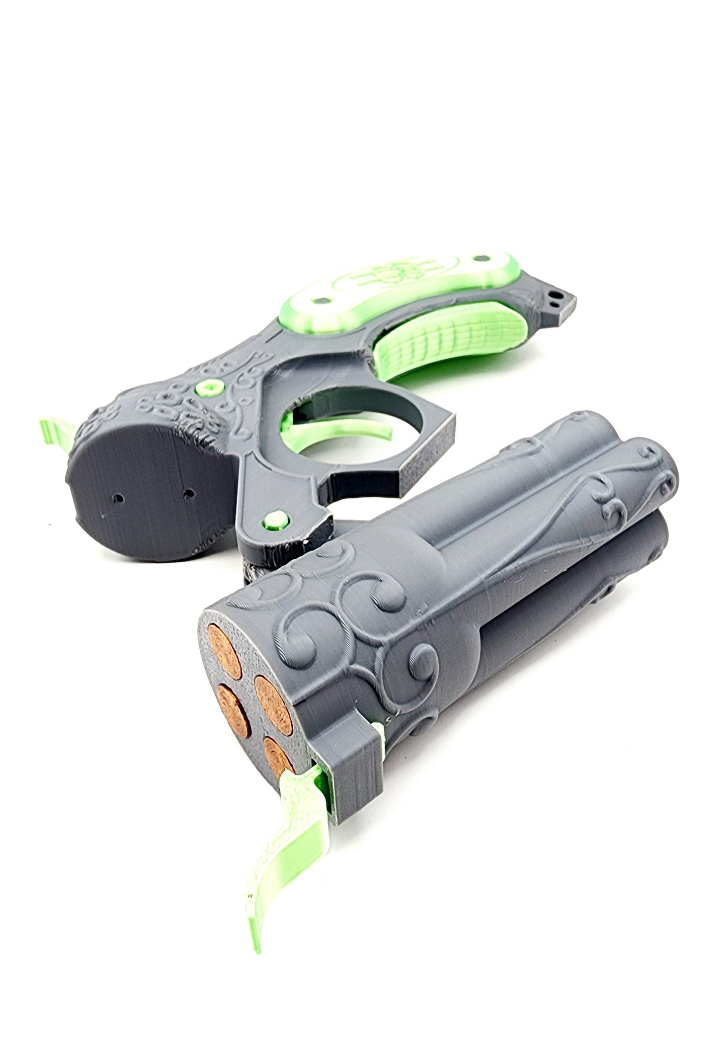 3D printed Victorian 4 Barrel Gun. Cosplay.