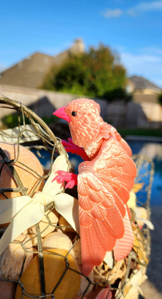 3D printed articulate Canary fidget toy, Stress Reliever, Sensory Toy.