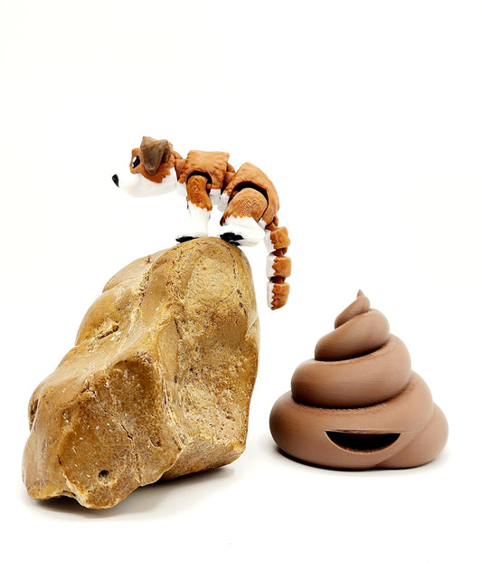 3D Printed Mini Dog Fidget Toy - Adorable Desk Pet - Fidget Toy - Pocket Puppy