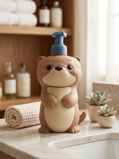3D Prints Otter Foam Soap Holder  Cute Bathroom Decor | Fits Bath & Body Works Foaming Hand Soap Bottles