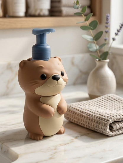 3D Prints Otter Foam Soap Holder  Cute Bathroom Decor | Fits Bath & Body Works Foaming Hand Soap Bottles
