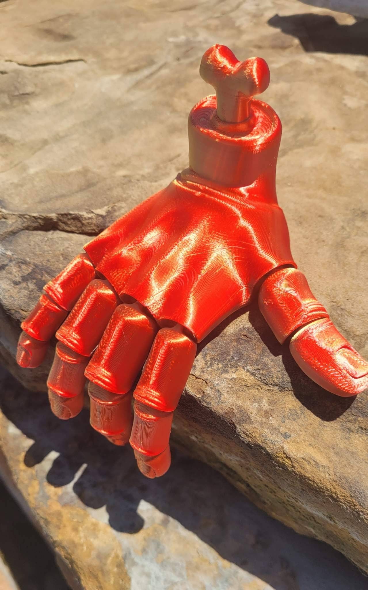 3D printed flexible hand or foot