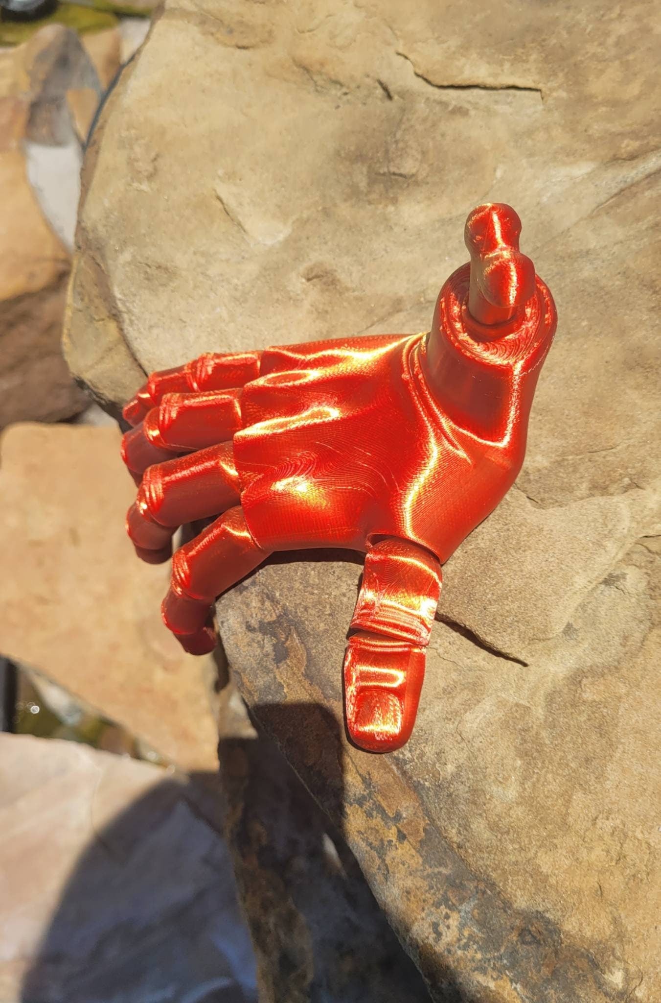 3D printed flexible hand or foot