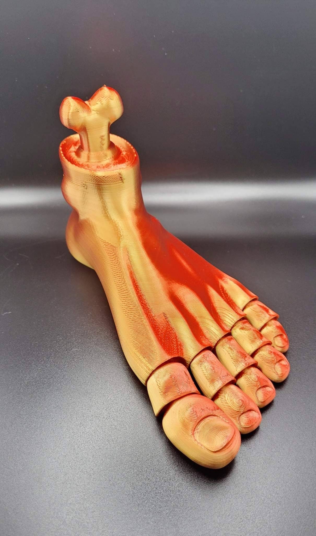 3D printed flexible hand or foot
