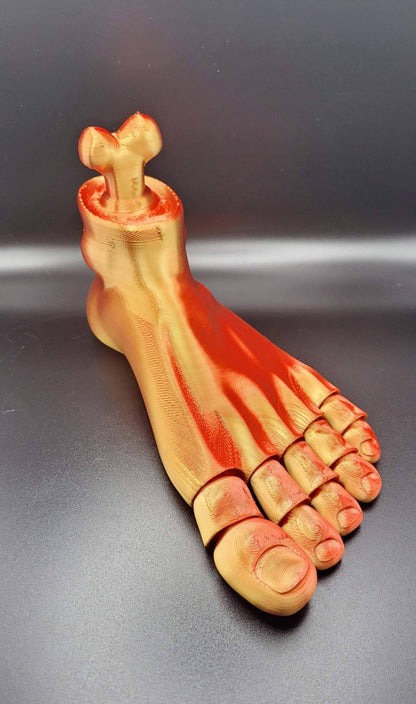 3D printed flexible hand or foot
