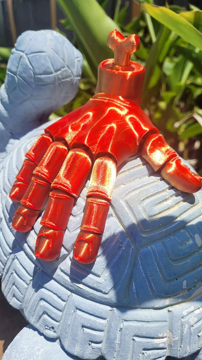 3D printed flexible hand or foot