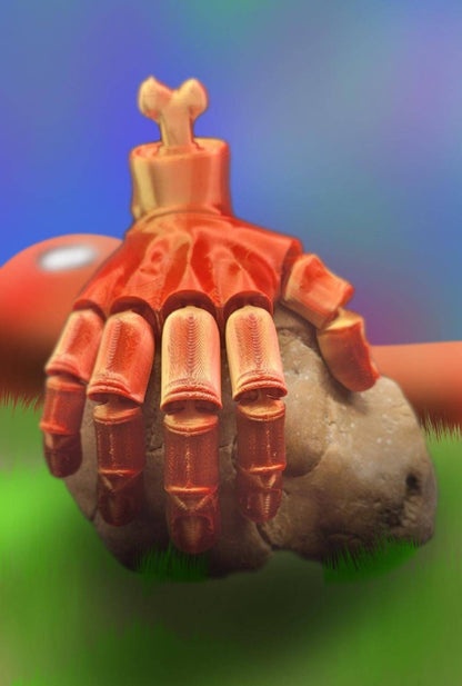 3D printed flexible hand or foot