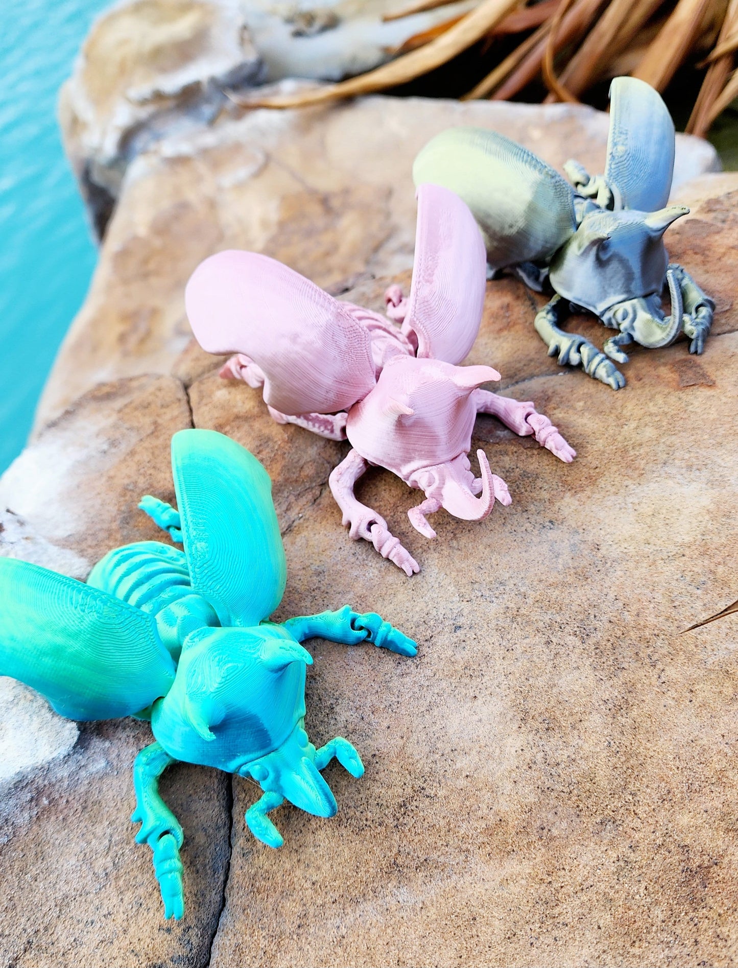 3D printed Unicorn Beetle Fidget toy, sensory toy, desktop toy/Decoration.