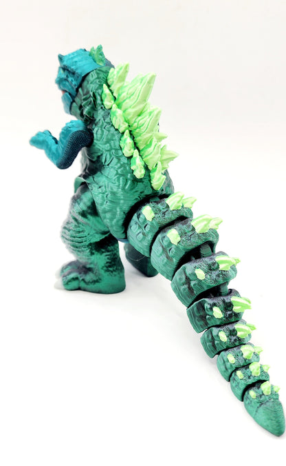 3D printed articulated King Jira fidget, sensory toy.