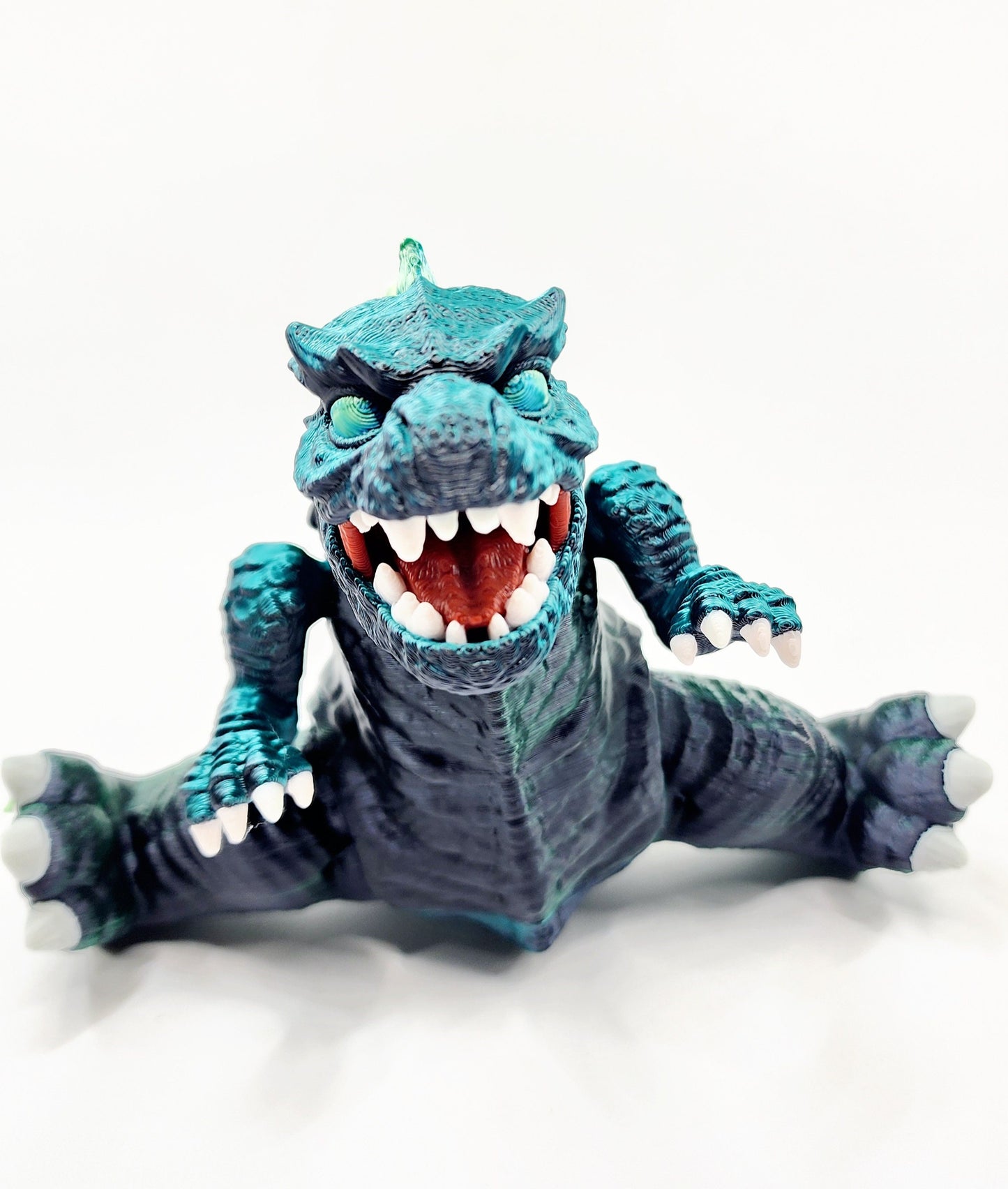 3D printed articulated King Jira fidget, sensory toy.