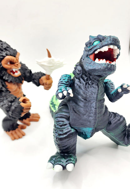 3D printed articulated King Jira fidget, sensory toy.