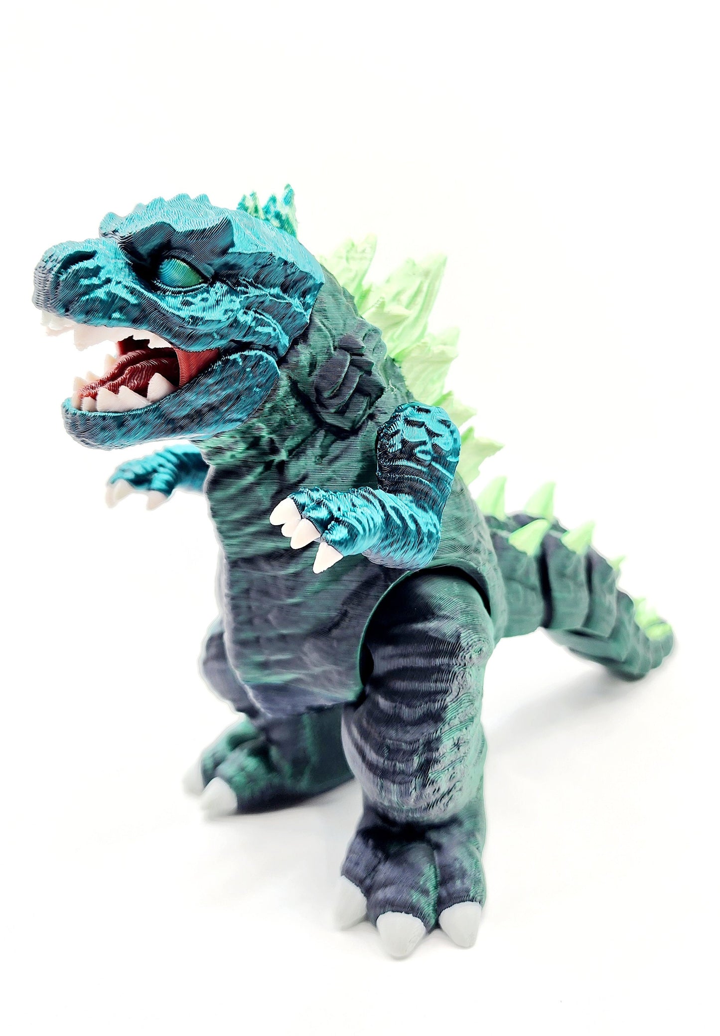 3D printed articulated King Jira fidget, sensory toy.