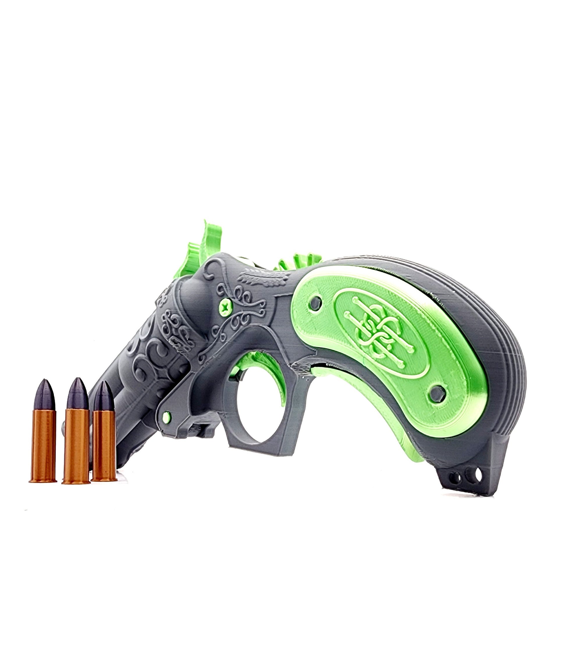 3D printed Victorian 4 Barrel Gun. Cosplay.