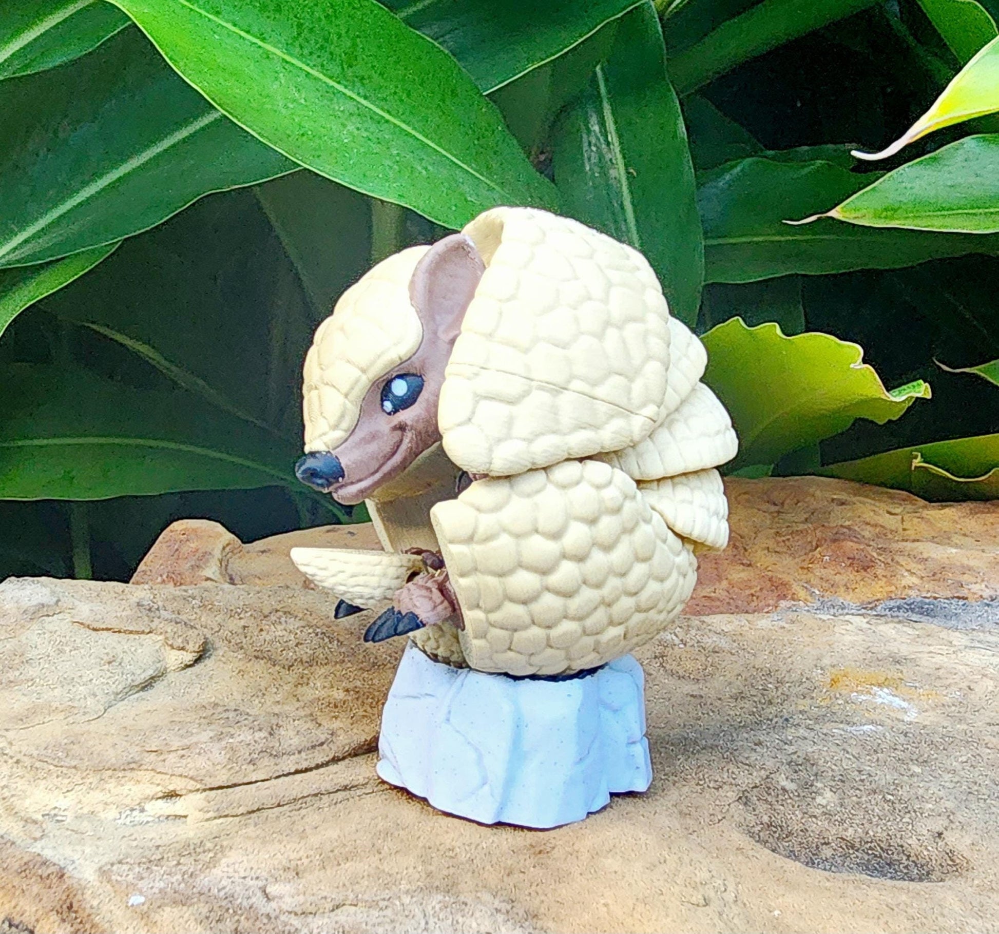 3D Printed articulate Armadillo fidget, sensory toy. Desk Toy, Decoration.