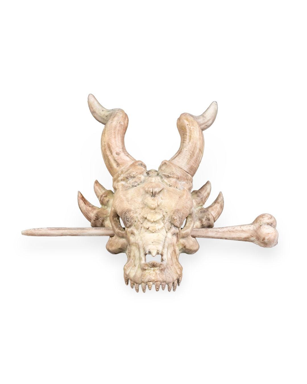 3D printed Bone Trophy Hair Pin