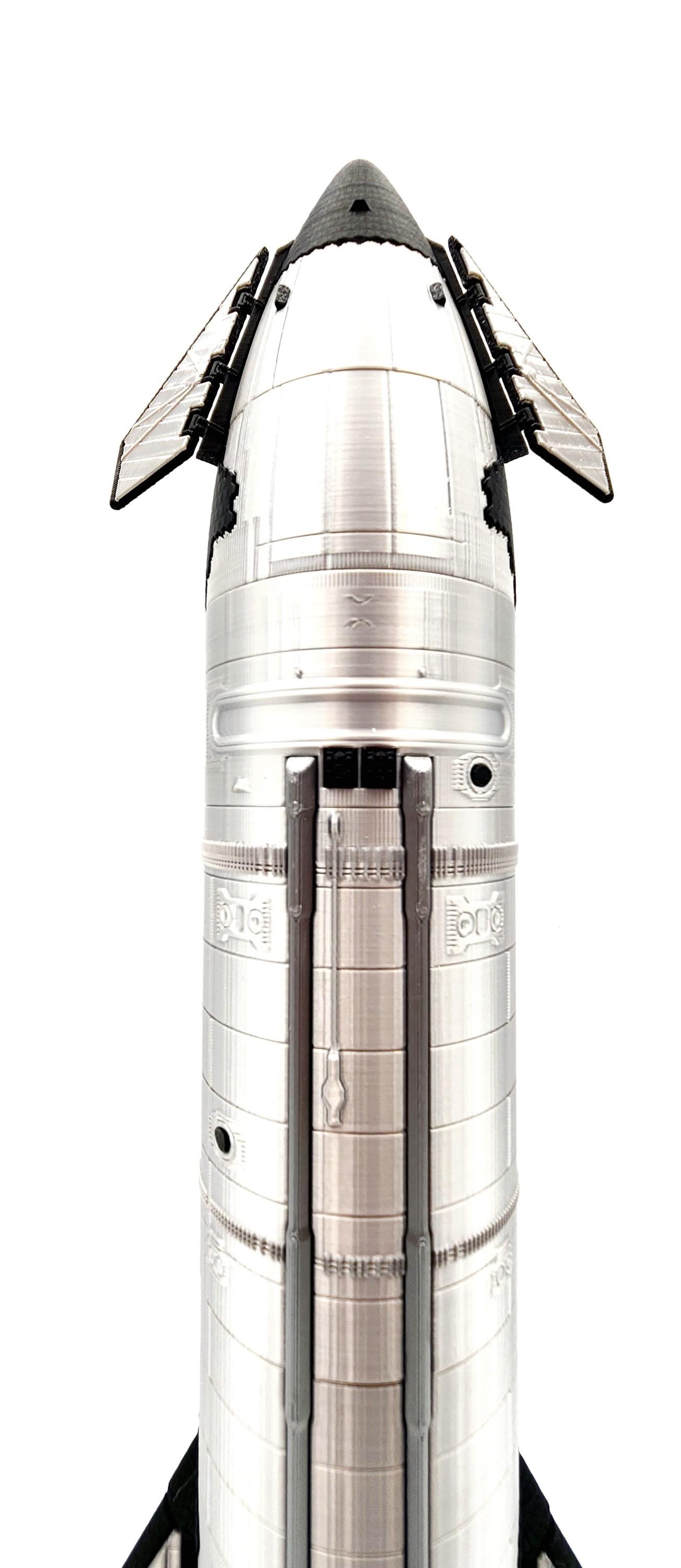 3D printed articulate S34 Block 2 Starship. Highly Detailed.