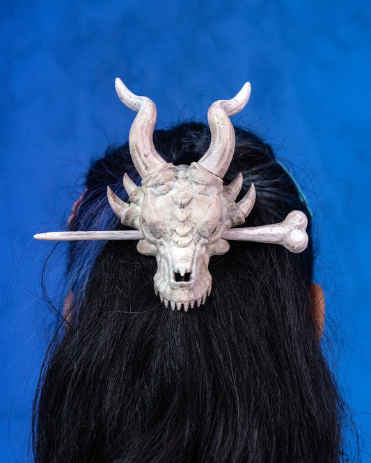 3D printed Bone Trophy Hair Pin