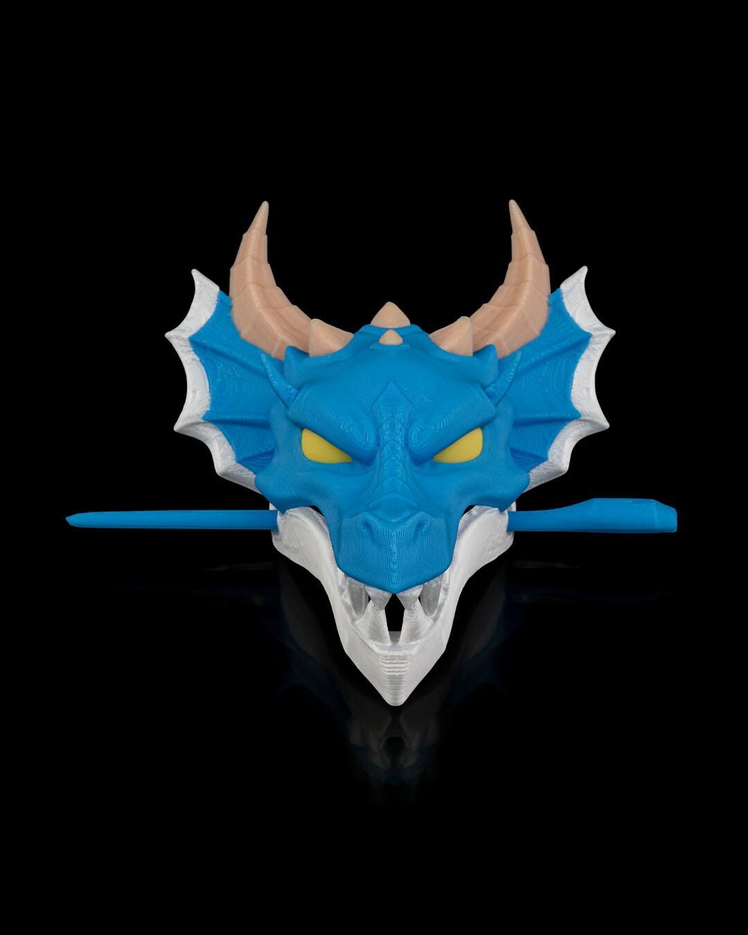 3D printed Dragon’s Relic Hair Pin
