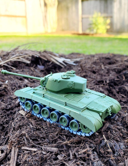 3D printed articulate M26 Pershing Tank.