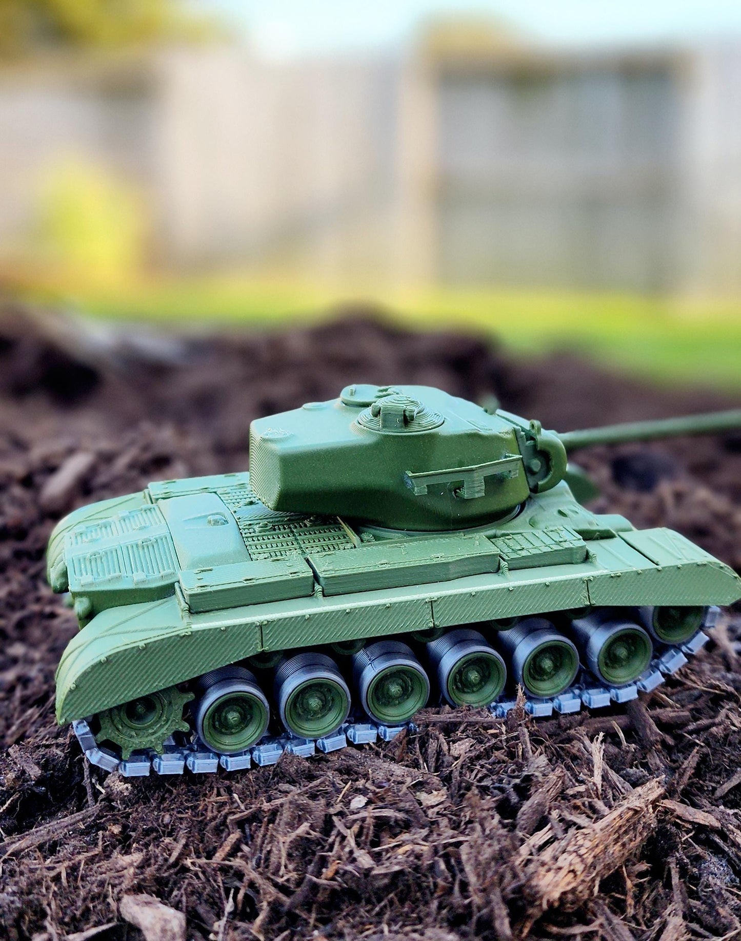 3D printed articulate M26 Pershing Tank.