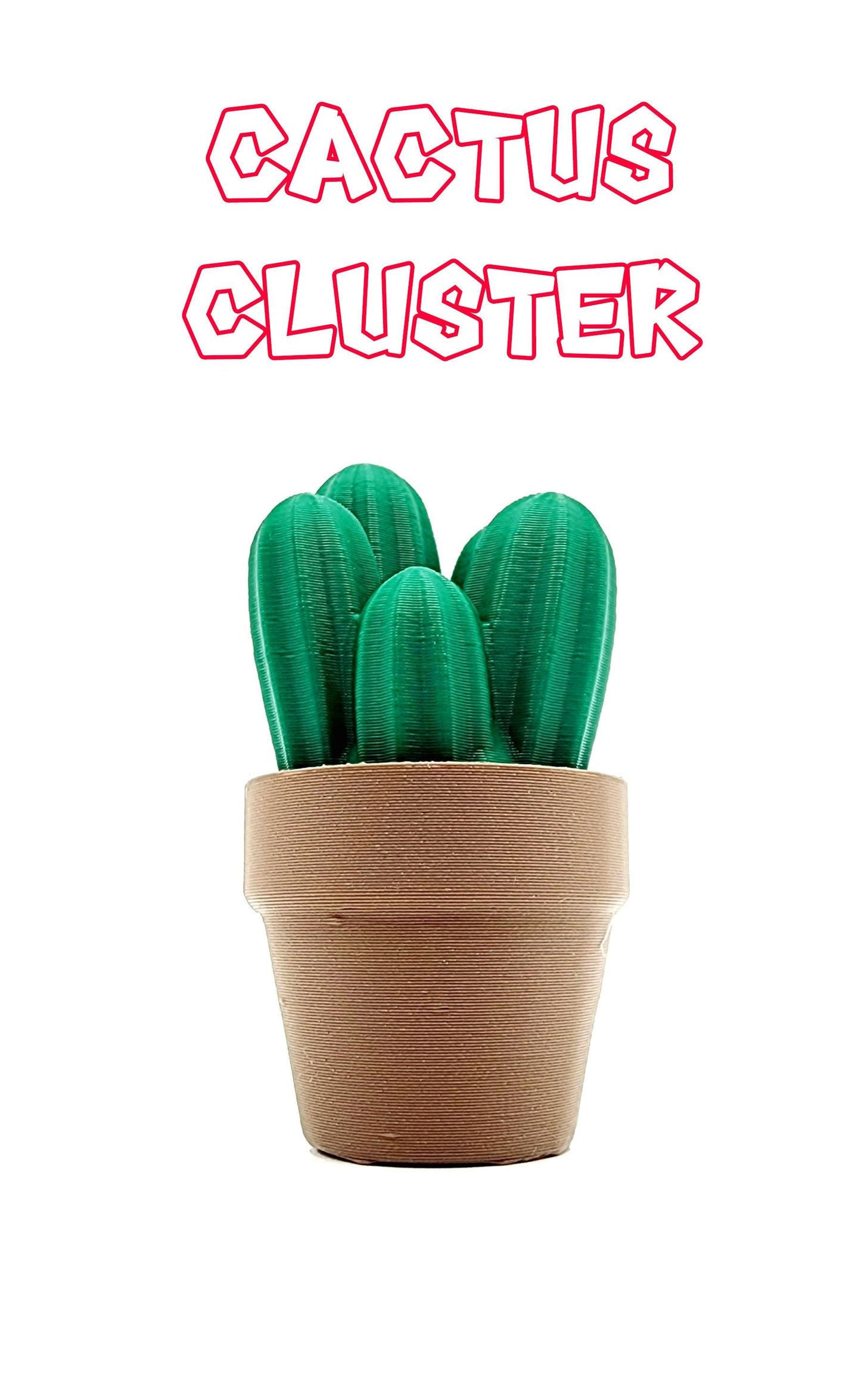 3D Cactus Clicker Stress Reliver, fidget toy.