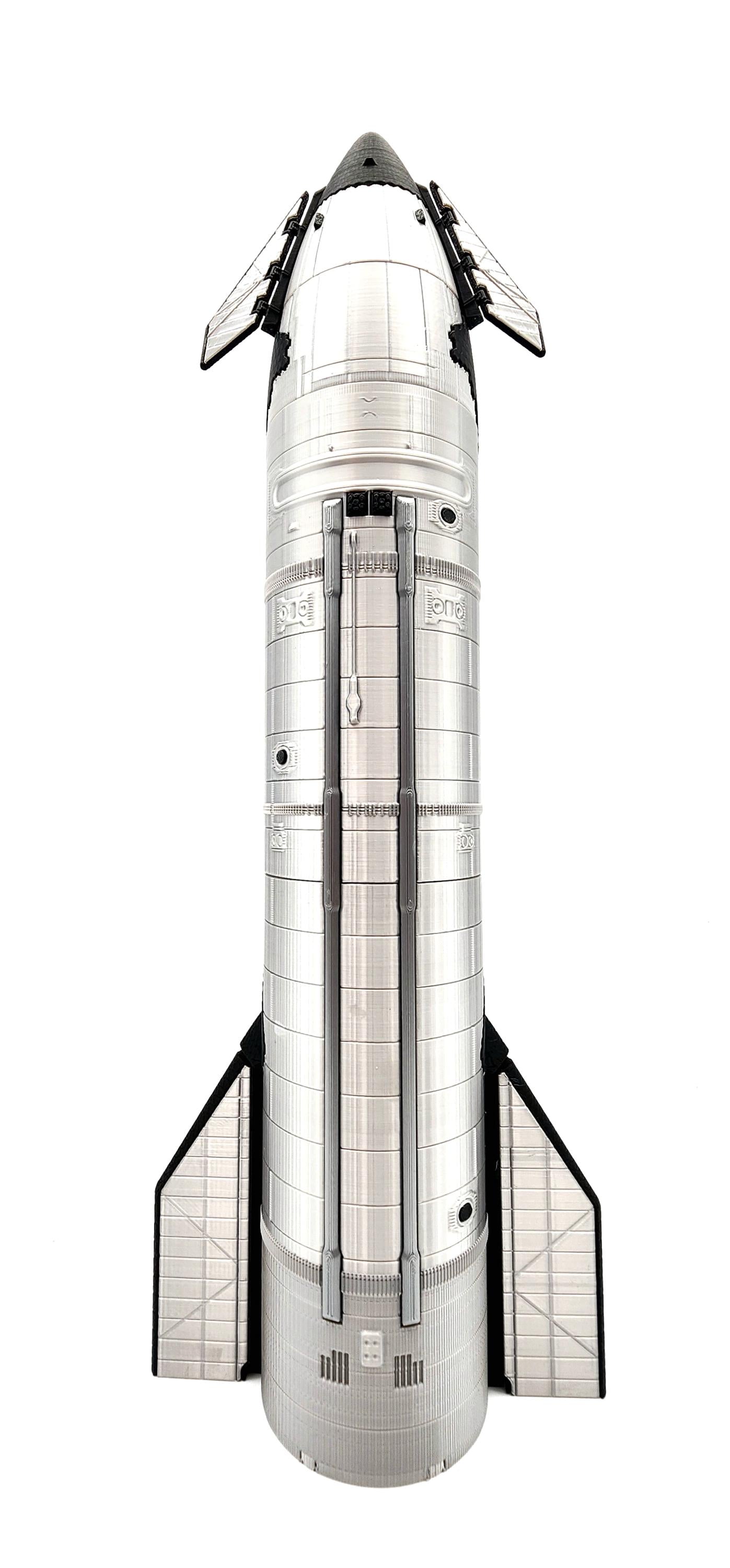 3D printed articulate S34 Block 2 Starship. Highly Detailed.