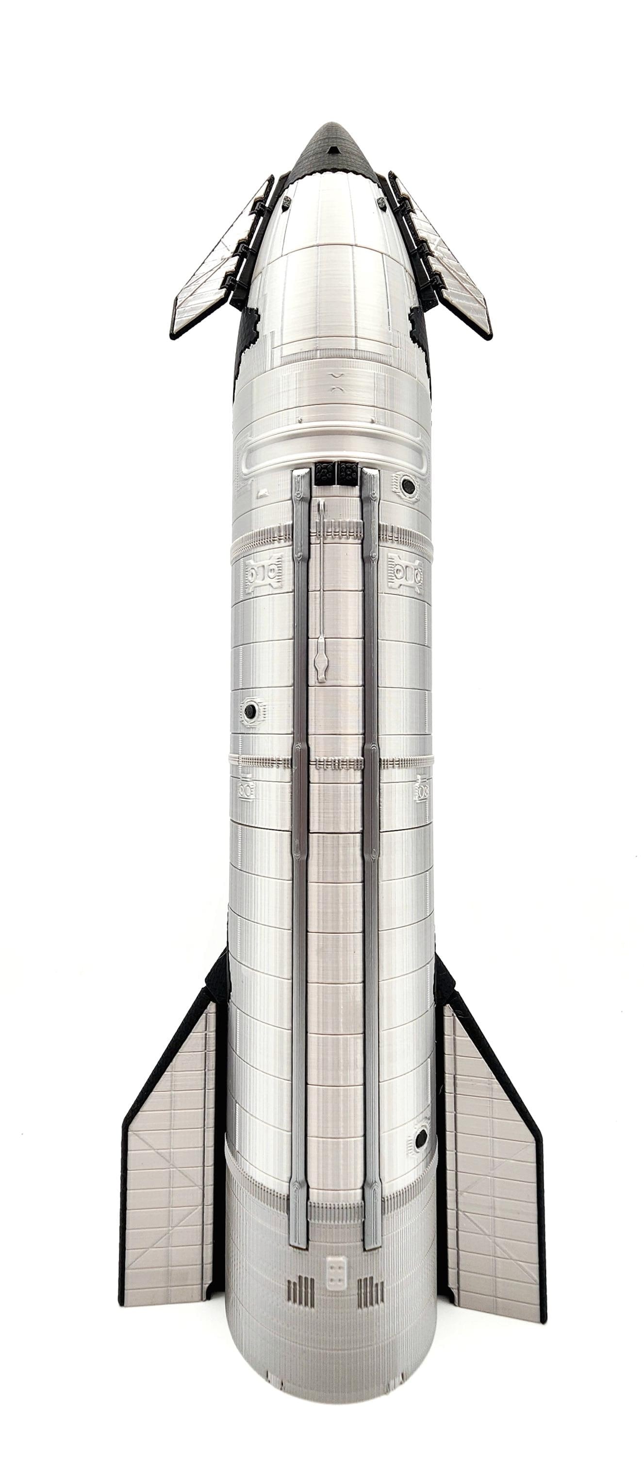 3D printed articulate S34 Block 2 Starship. Highly Detailed.