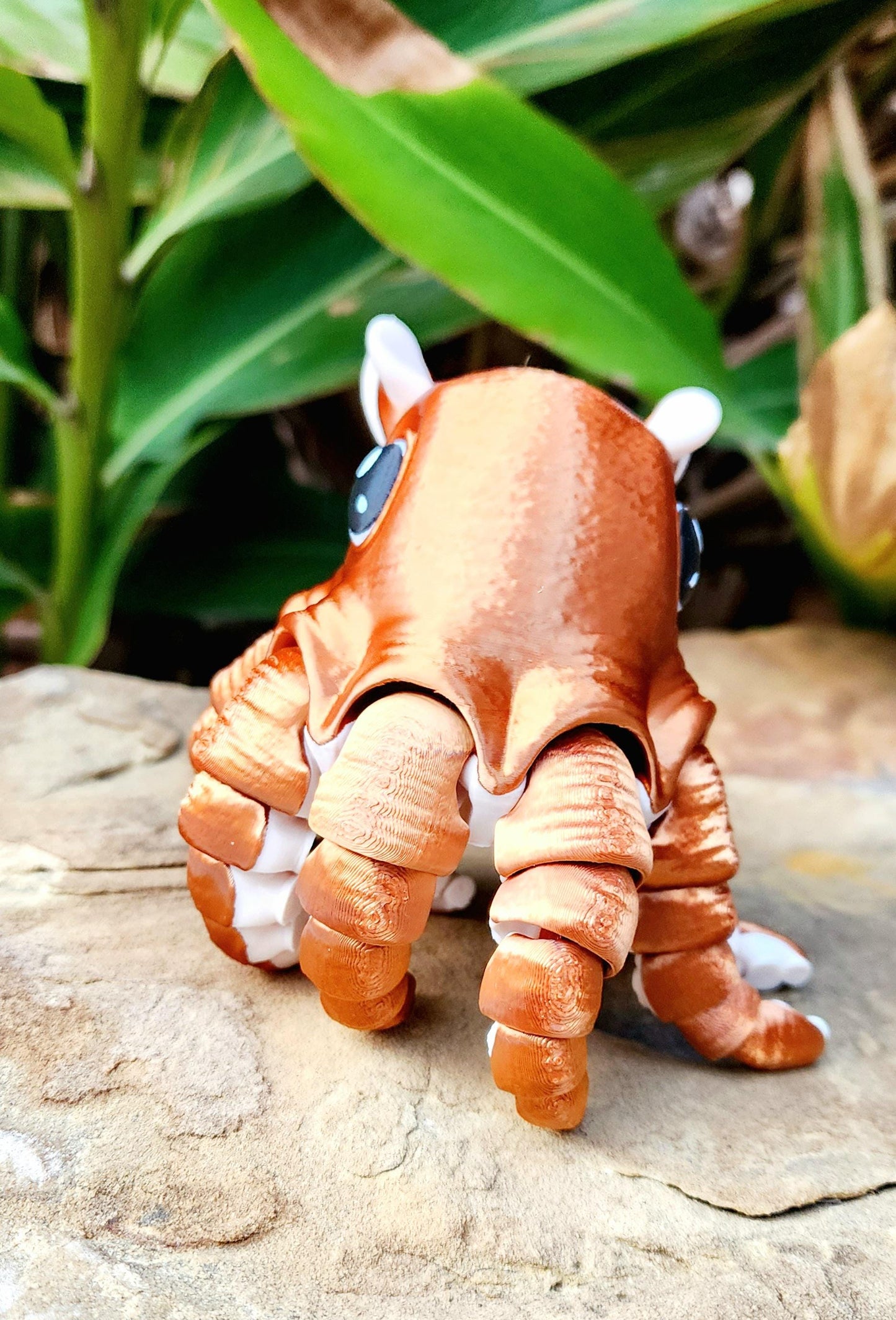 3D printed articulated flapjack octopus fidget, sensory toy.