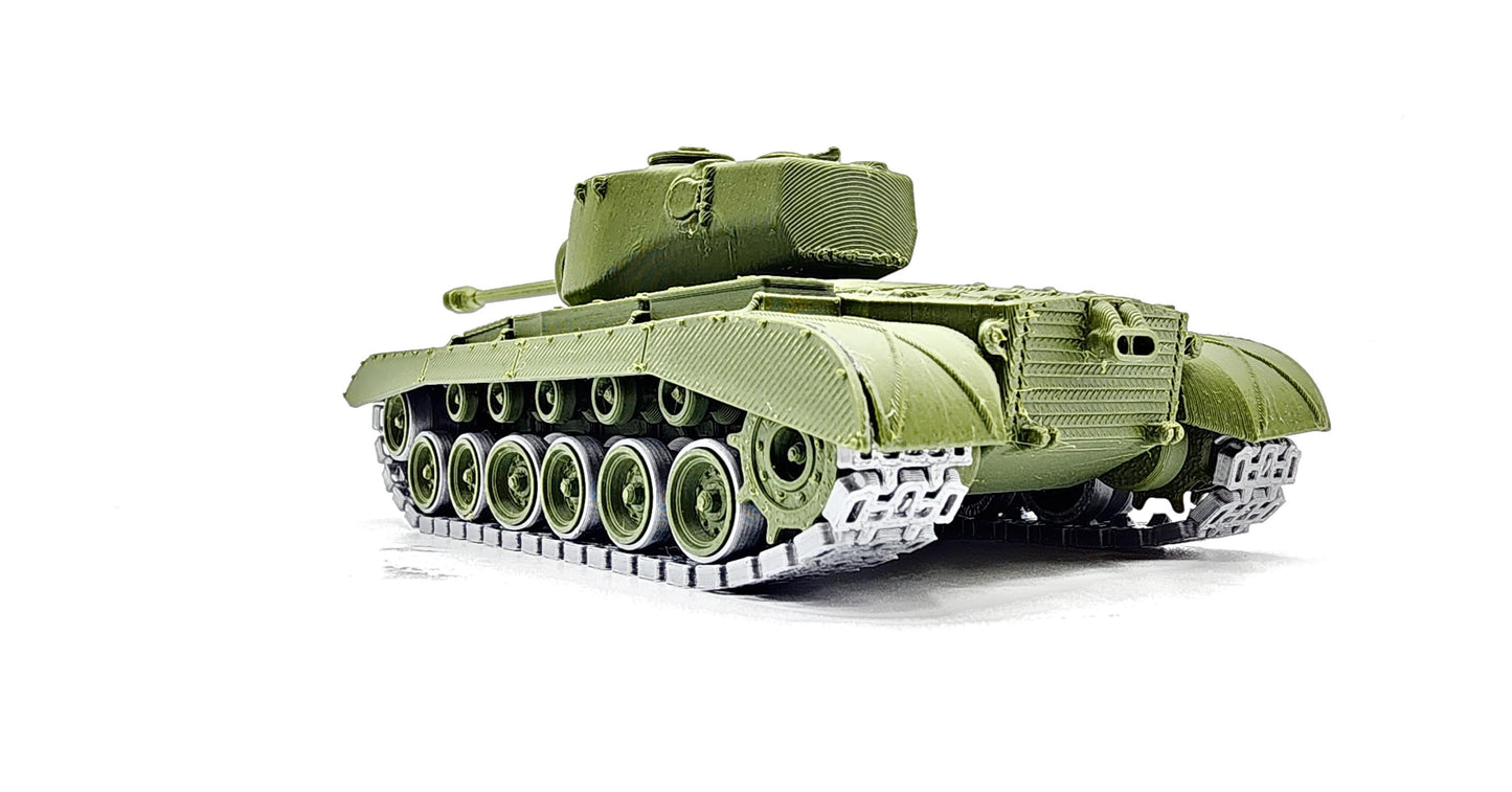3D printed articulate M26 Pershing Tank.