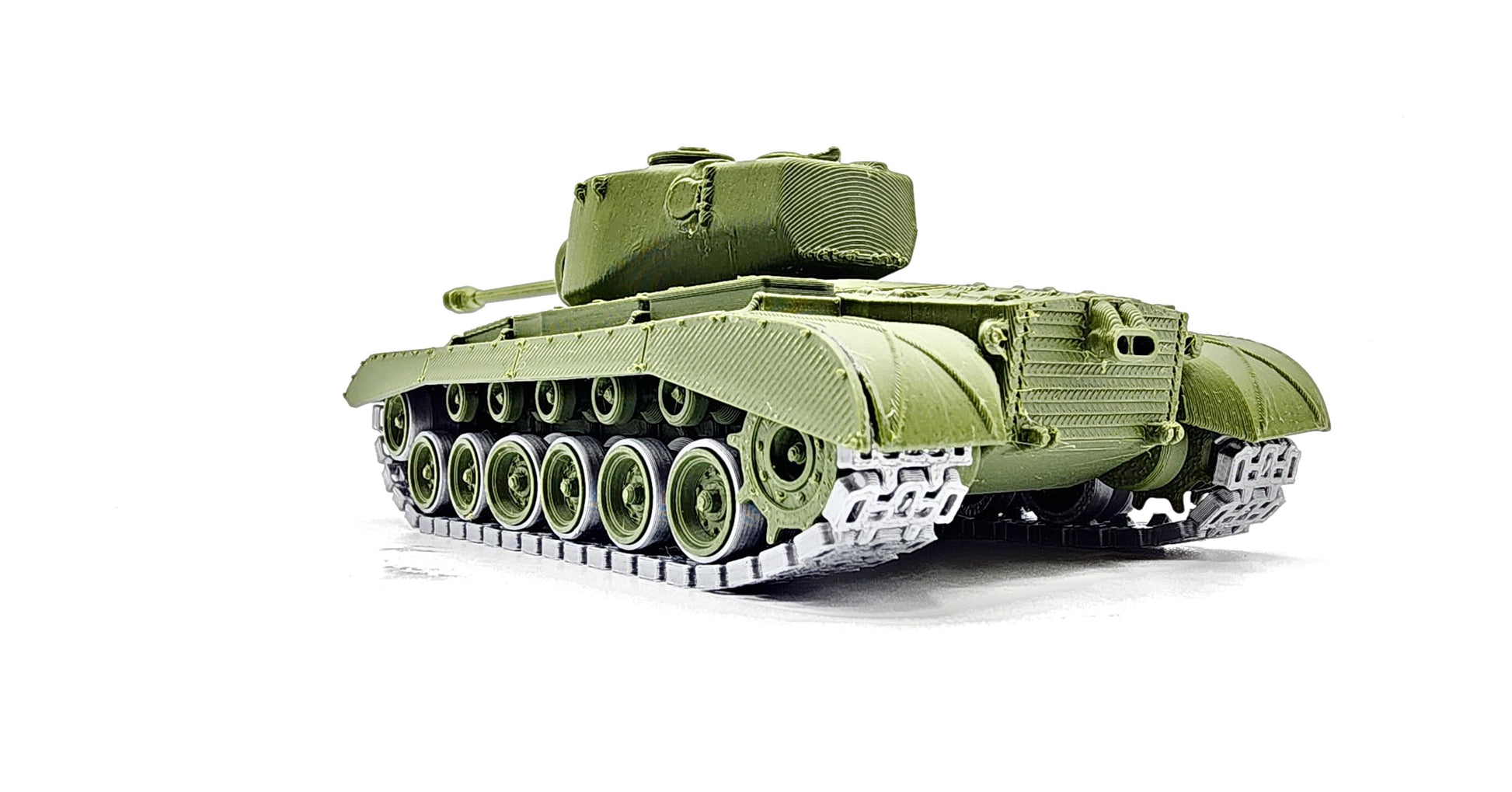 3D printed articulate M26 Pershing Tank.