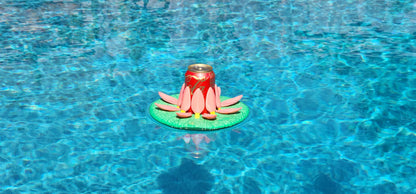 3D printed Water Lily Pool Cup holder with adjustable pedal.