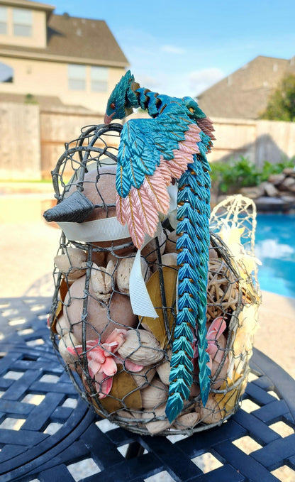 3D printed Articulated Phoenix with Claws and Lockable Neck, fidget toy, sensory toy, desk toy.