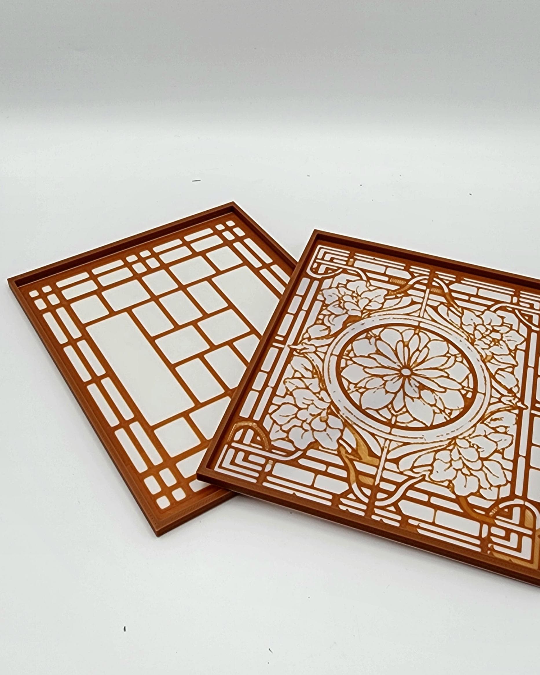 3D Printed LED Light Box Decor - Gothic Japanese-Style Anime Lantern