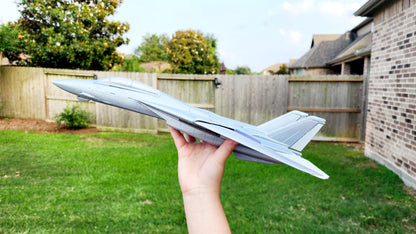 3D printed highly detailed F-14 Tomcat with articulating wings. Action Figure, Fidget Toy.