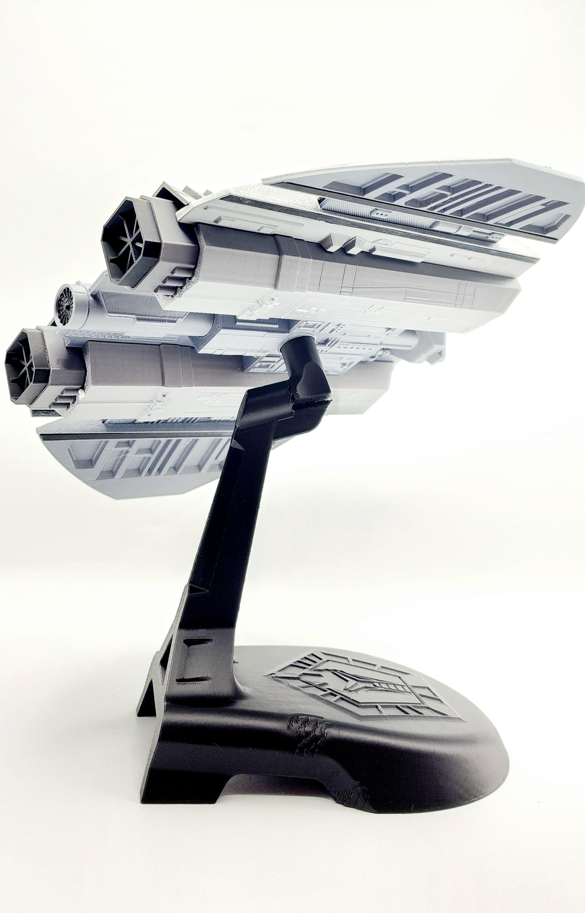 Battlestar Galactica Cylon Raider | 3D Printed Model | Sci-Fi Desk Display
