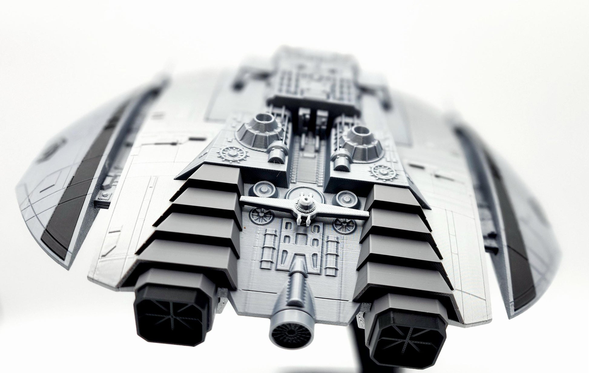 Battlestar Galactica Cylon Raider | 3D Printed Model | Sci-Fi Desk Display