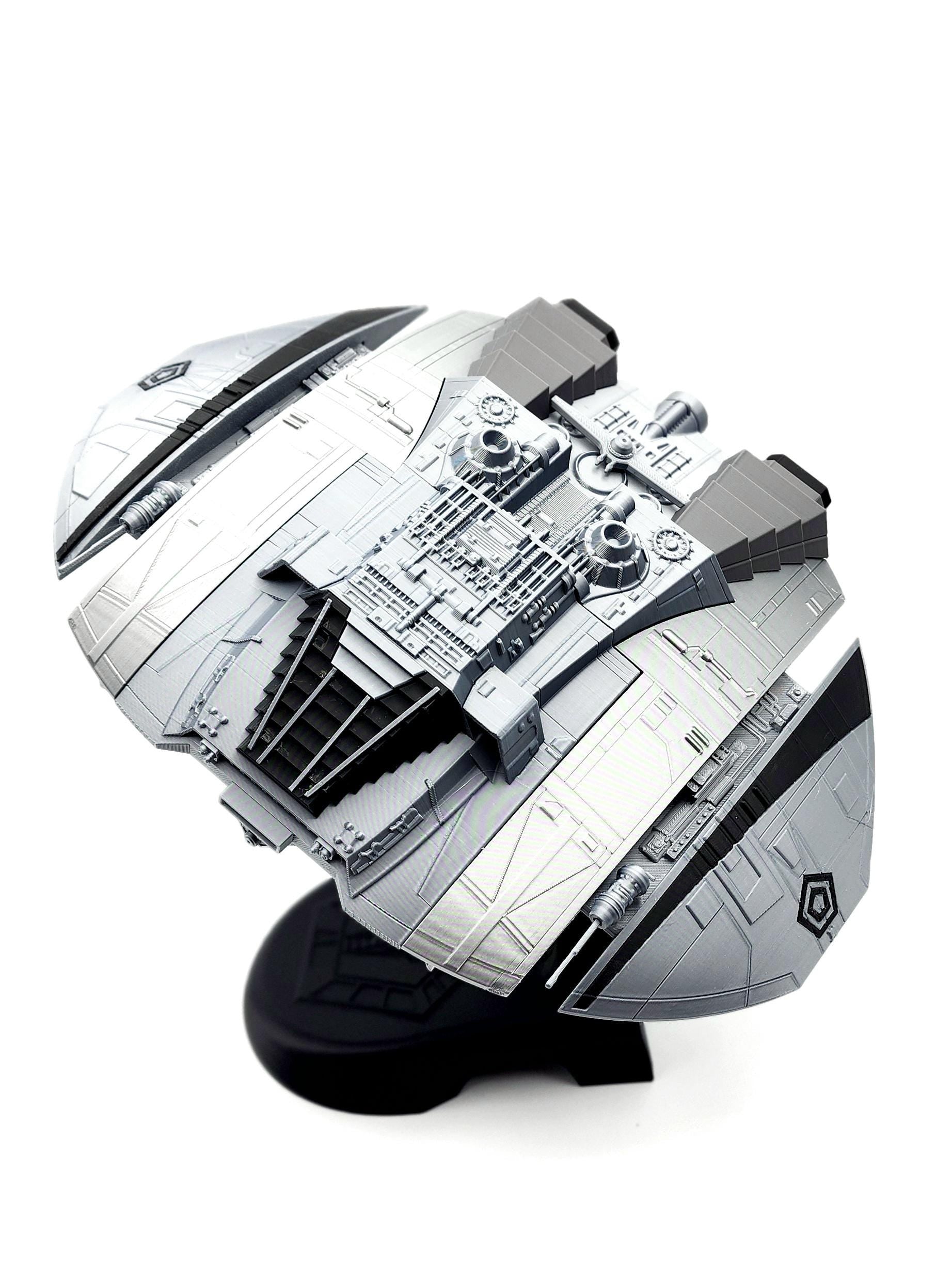 Battlestar Galactica Cylon Raider | 3D Printed Model | Sci-Fi Desk Display