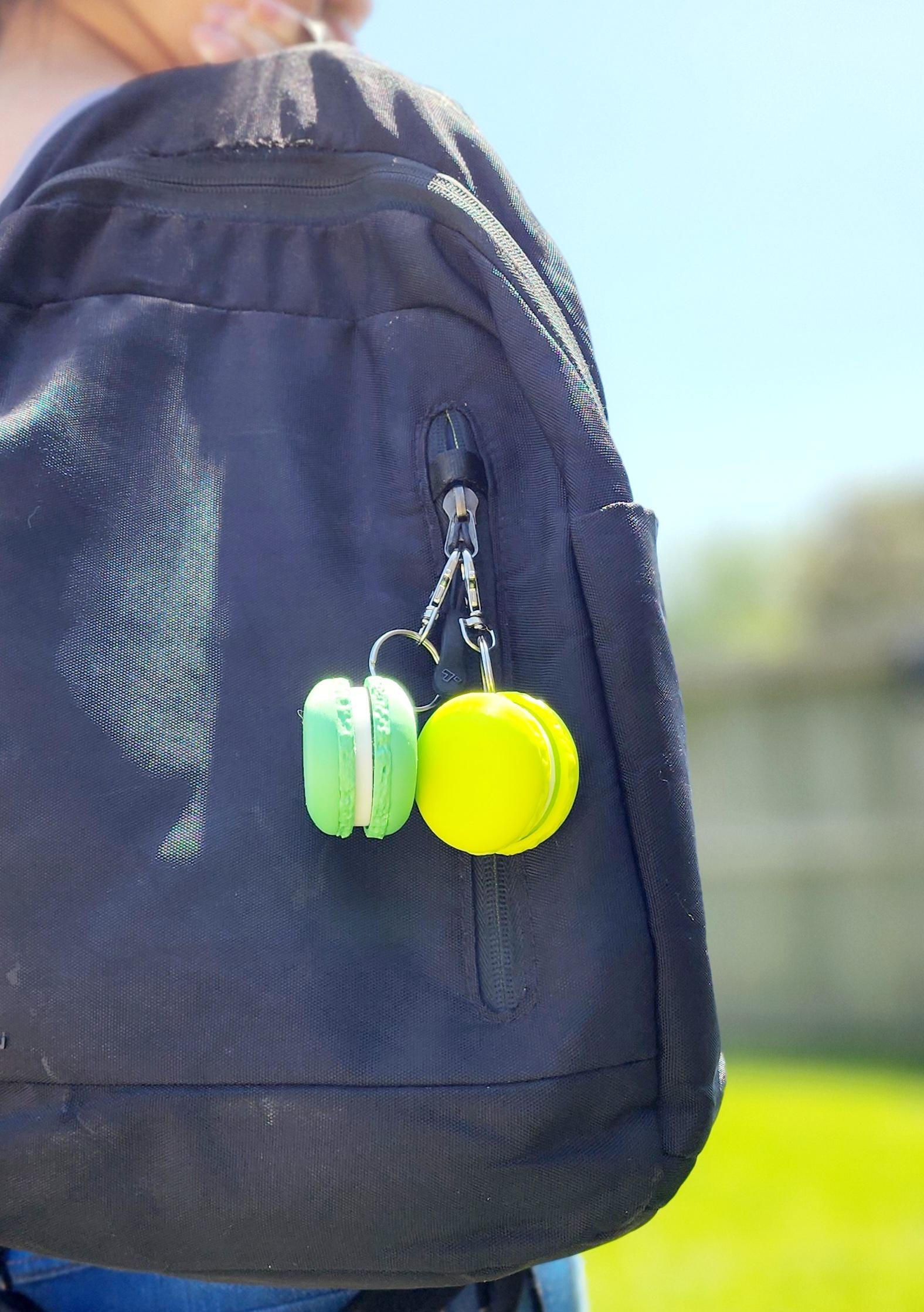 3D printed macaroon clickers, fidget toy, stress reliver, desk toy.