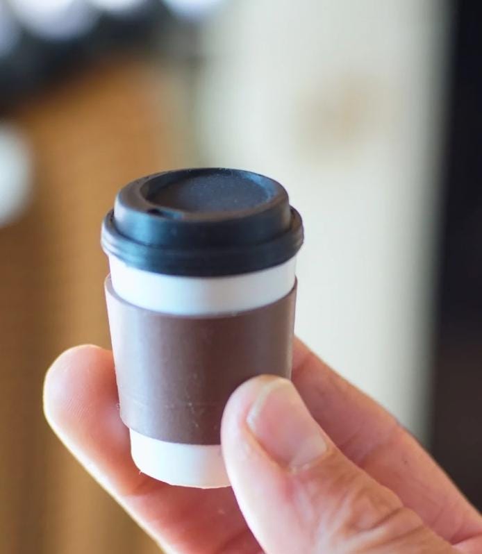 Coffee Clicker Toy – Cute 3D Printed Coffee Cup Fidget