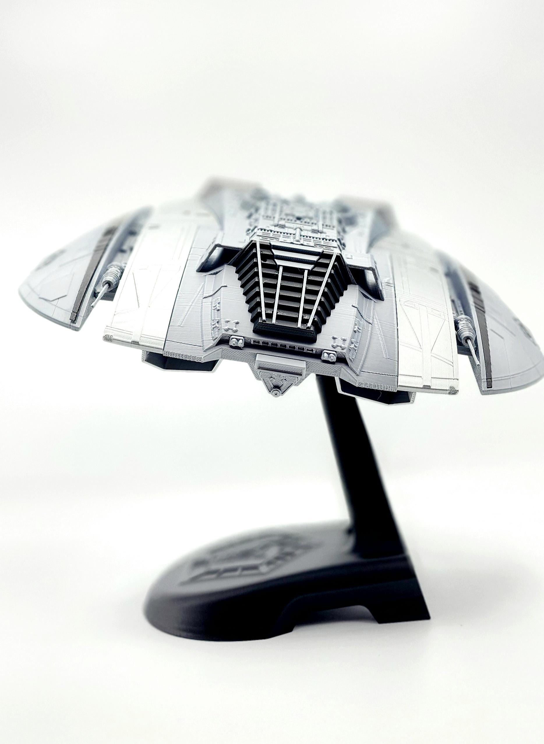 Battlestar Galactica Cylon Raider | 3D Printed Model | Sci-Fi Desk Display
