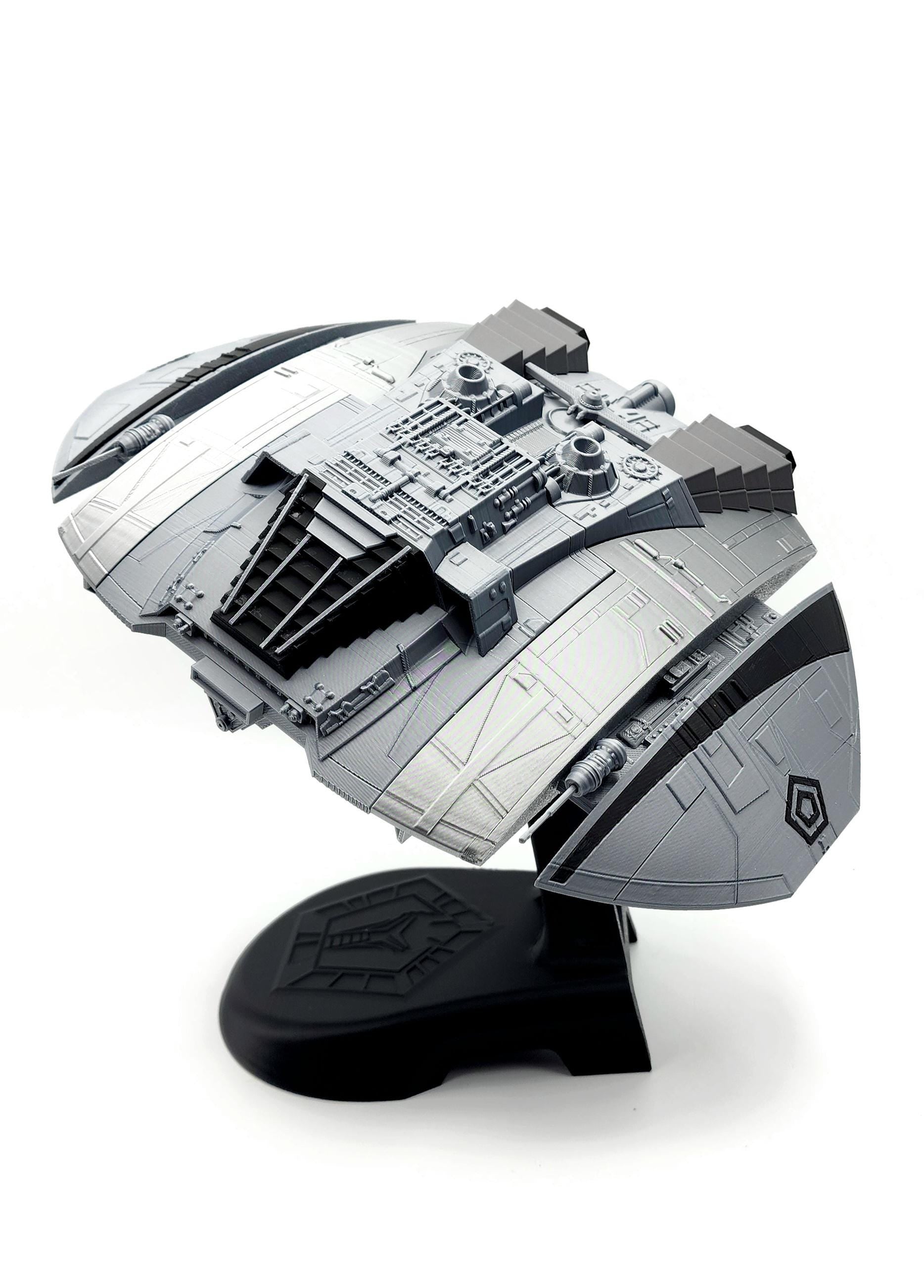 Battlestar Galactica Cylon Raider | 3D Printed Model | Sci-Fi Desk Display