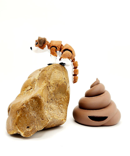 3D Printed Mini Dog Fidget Toy - Adorable Desk Pet - Fidget Toy - Pocket Puppy