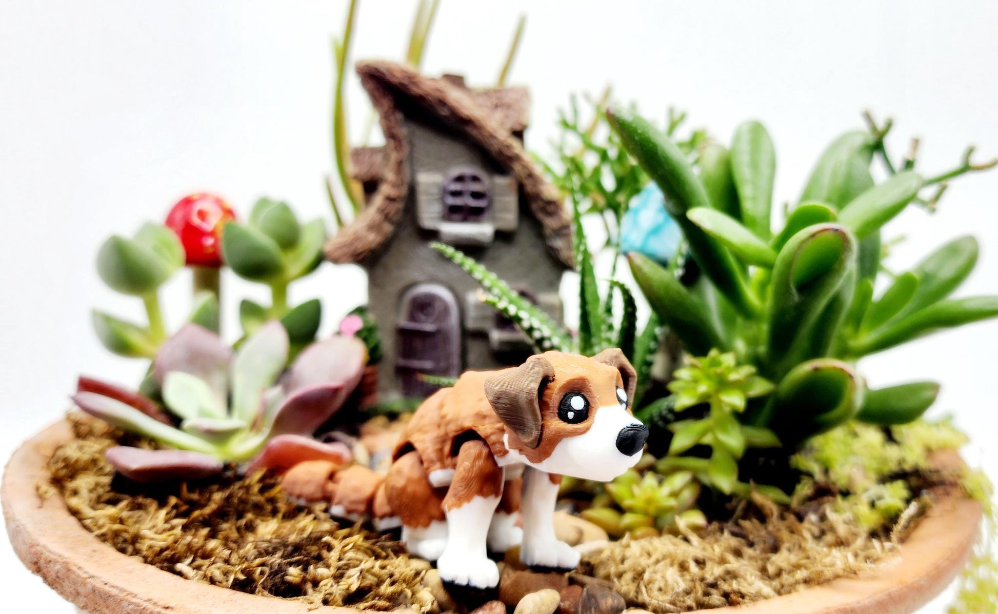 3D Printed Mini Dog Fidget Toy - Adorable Desk Pet - Fidget Toy - Pocket Puppy