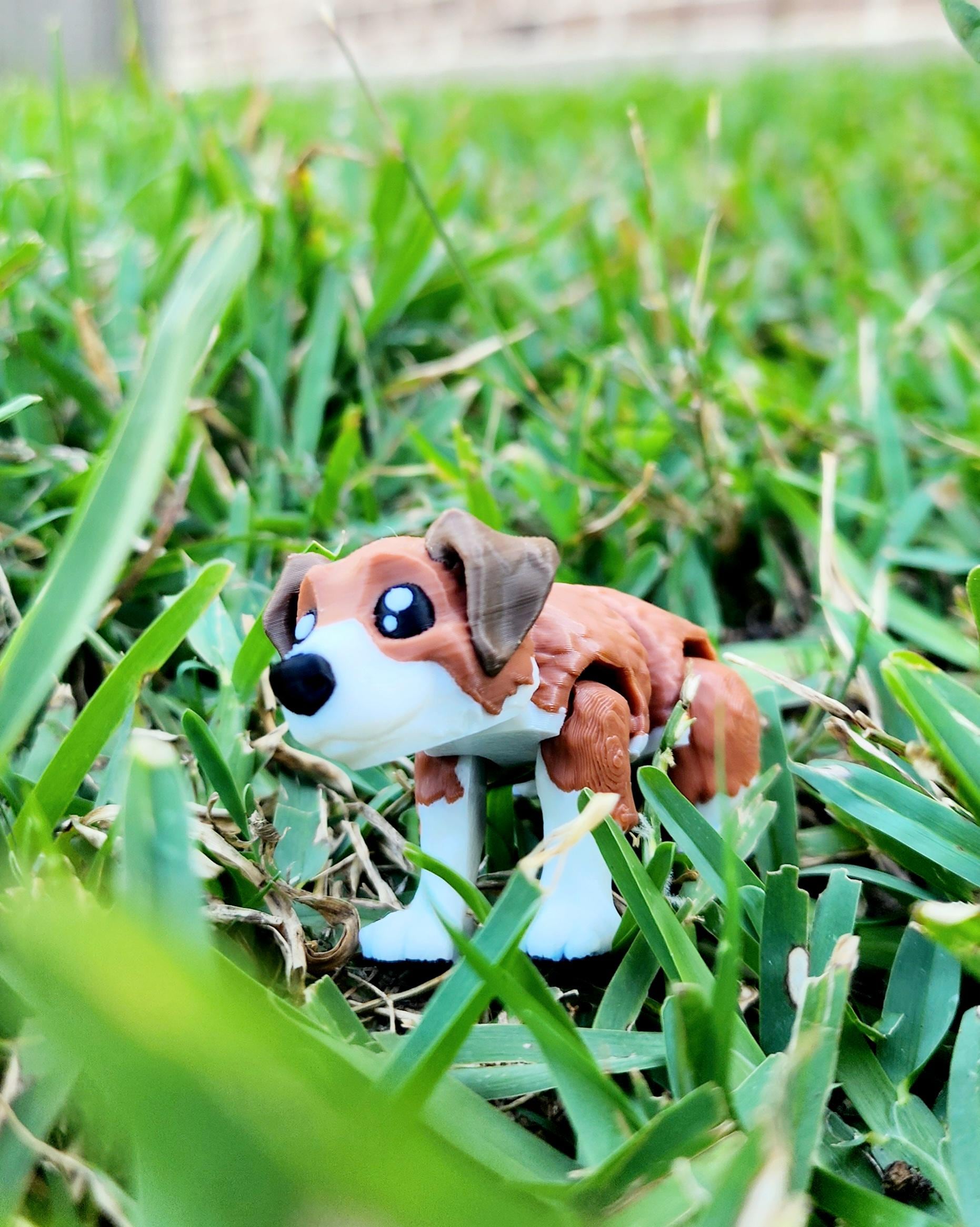 3D Printed Mini Dog Fidget Toy - Adorable Desk Pet - Fidget Toy - Pocket Puppy