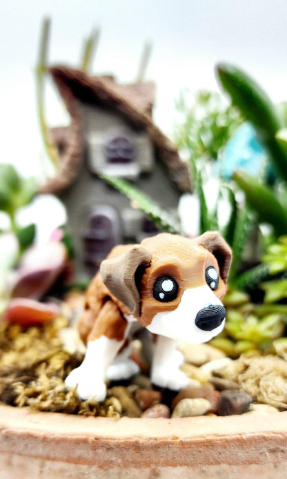 3D Printed Mini Dog Fidget Toy - Adorable Desk Pet - Fidget Toy - Pocket Puppy