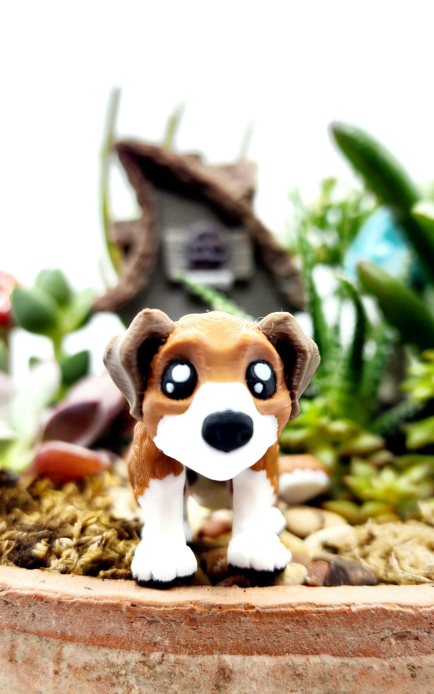 3D Printed Mini Dog Fidget Toy - Adorable Desk Pet - Fidget Toy - Pocket Puppy