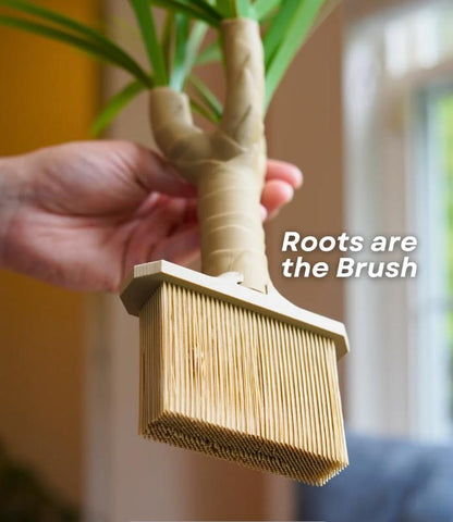 3D Printed Dragon Tree Dusting Set - Whimsical Cleaning Brush, Dustpan & Dustbin - Unique Home Decor