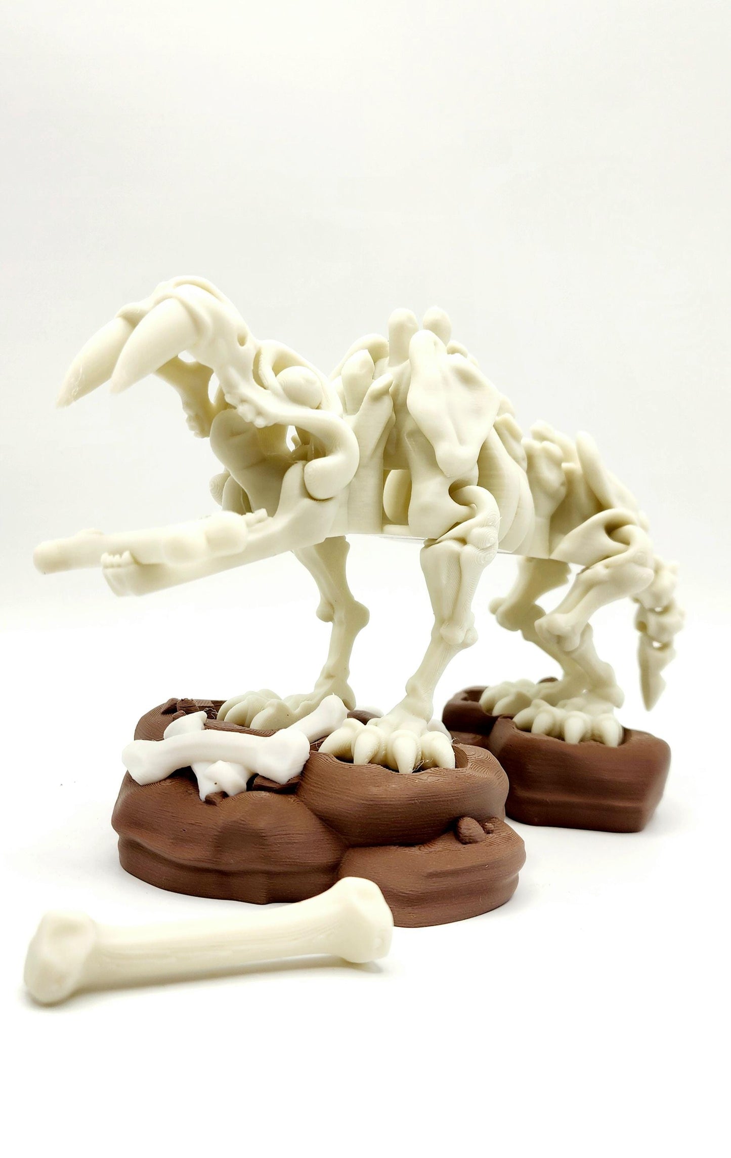 3D Printed Articulated Sabertooth Tiger Fidget Toy - Prehistoric Cat - Stress Relief - Desk Decor