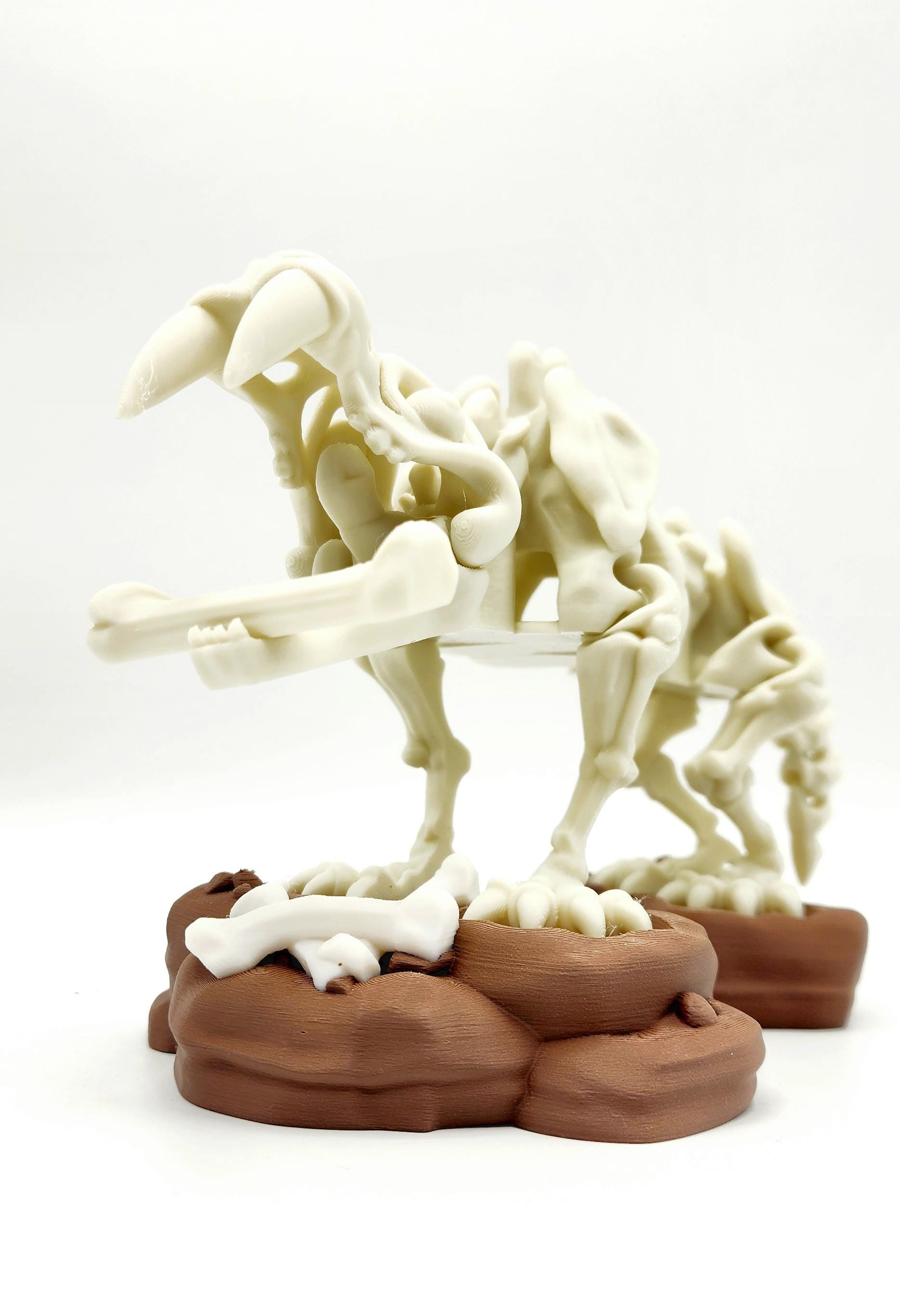 3D Printed Articulated Sabertooth Tiger Fidget Toy - Prehistoric Cat - Stress Relief - Desk Decor