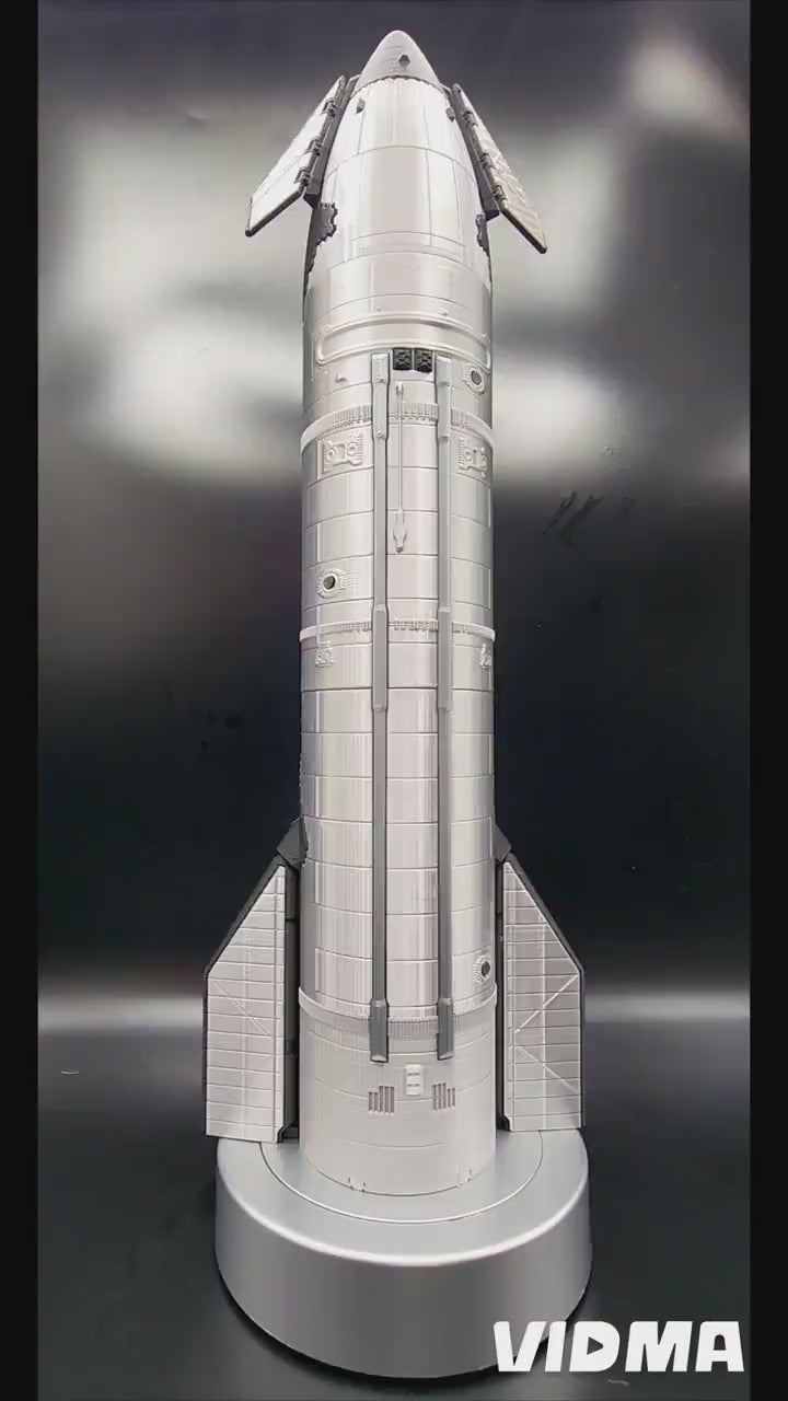 3D printed articulate S34 Block 2 Starship. Highly Detailed.